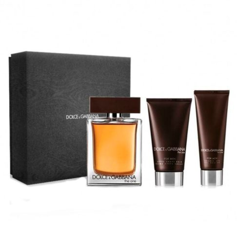 Set The One Hombre 100 ml EDT +Balsamo Después del Afeitado 75 ml + Gel de ducha 50 ml