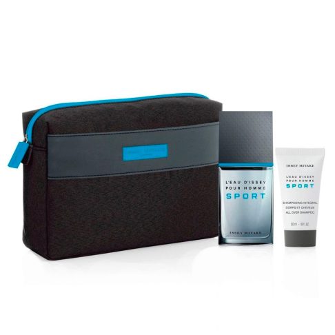 Set L´eau D´issey Pour Homme Sport 100 ml + Gel de Ducha 75 ml + Neceser
