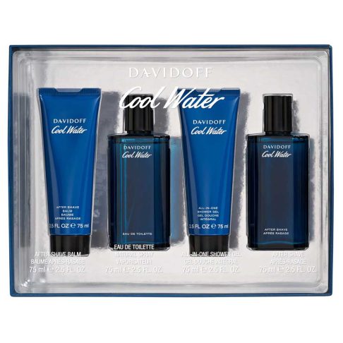 Set Cool Water 75 ml  x 4 piezas
