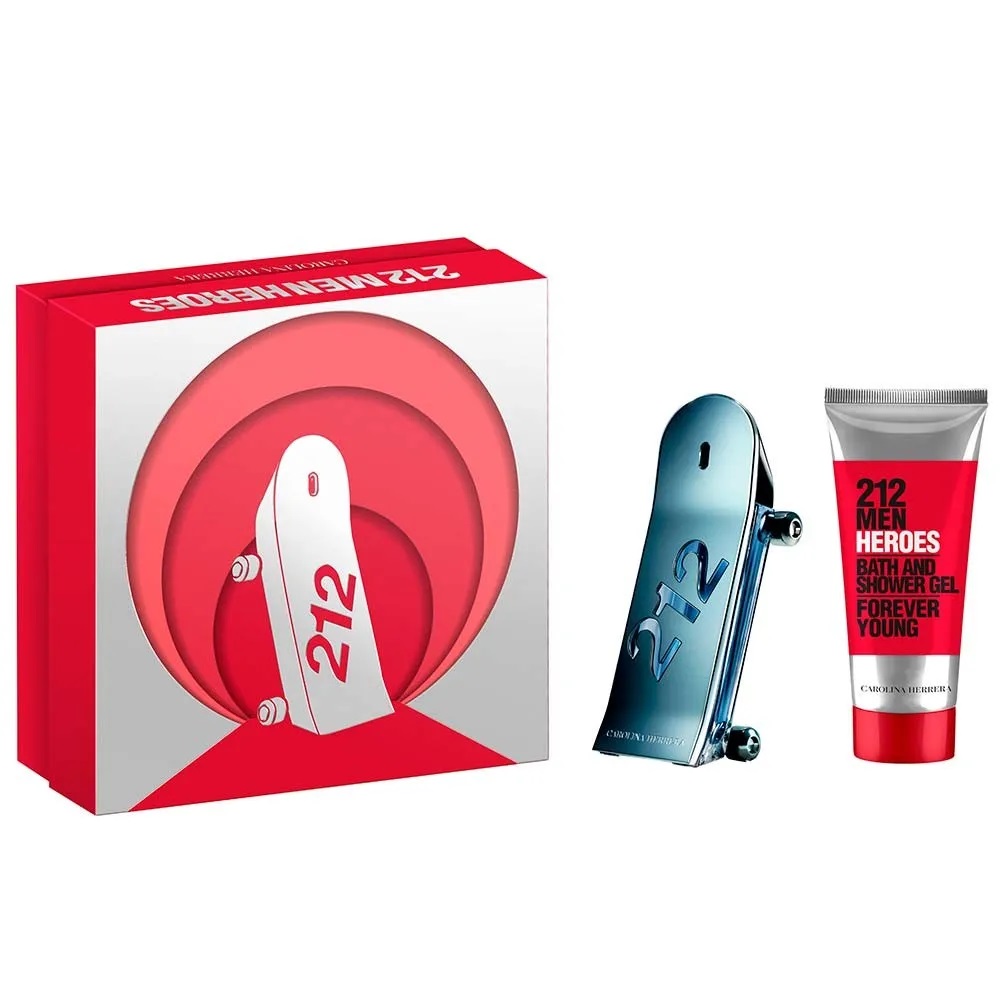 Set 212 Men Heroes 90 ml EDT + Bath and shower gel 100 ml