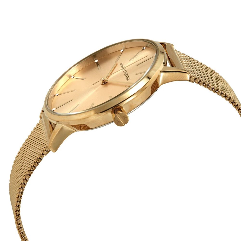Reloj Armani Exchange de cuarzo esfera dorada - Imagen 2