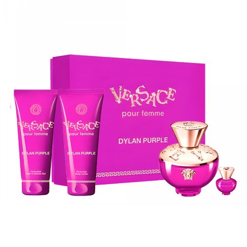Set Dylan Purple Pour Femme Edp 100 ml Body Lotion + Shower Gel + Travel 5 ml