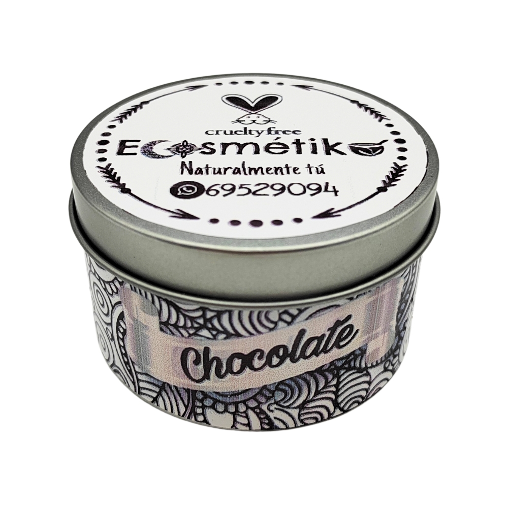 Vela de cera de almendra (Chocolate, vainilla y Cherry) - Imagen 4