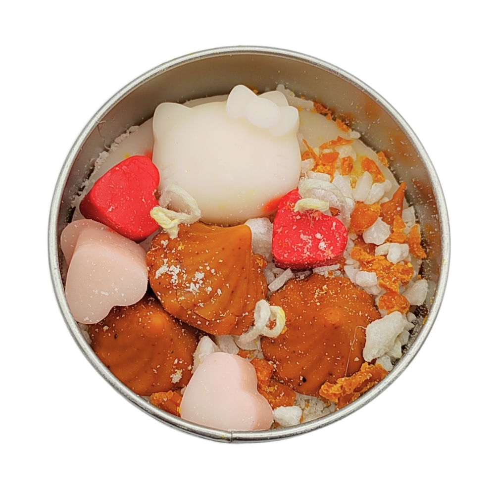 Vela de cera de almendra (Chocolate, vainilla y Cherry) - Imagen 2