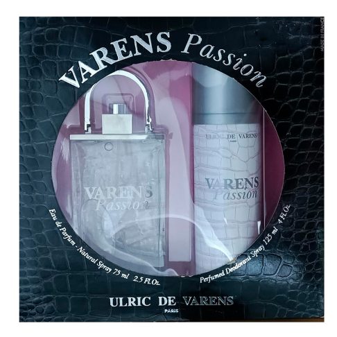 Set Varens Passion EDP 75 ml + desodorante 125 ml