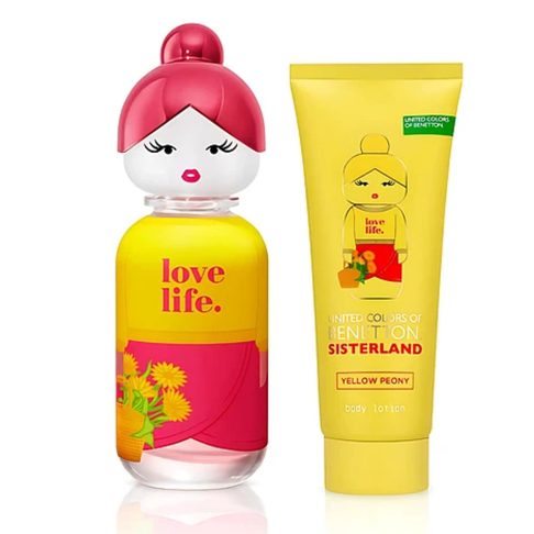 Set Sisterland Yellow Peony 80 ml + body lotion 75 ml