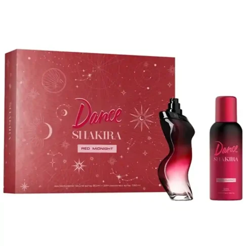 Set Dance Shakira Red Midnight 80ml + Desodorante 150 ml