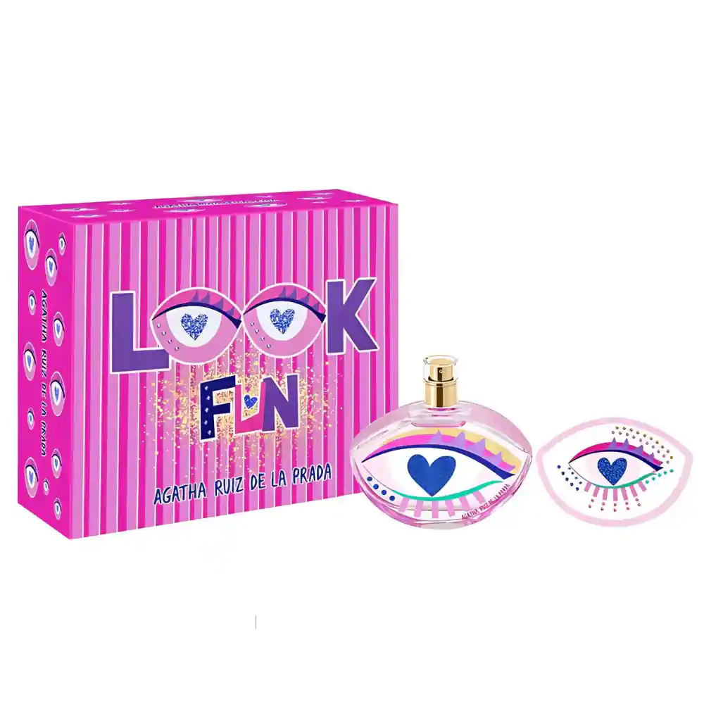 Set Look Fun EDT 80ml + Stickers