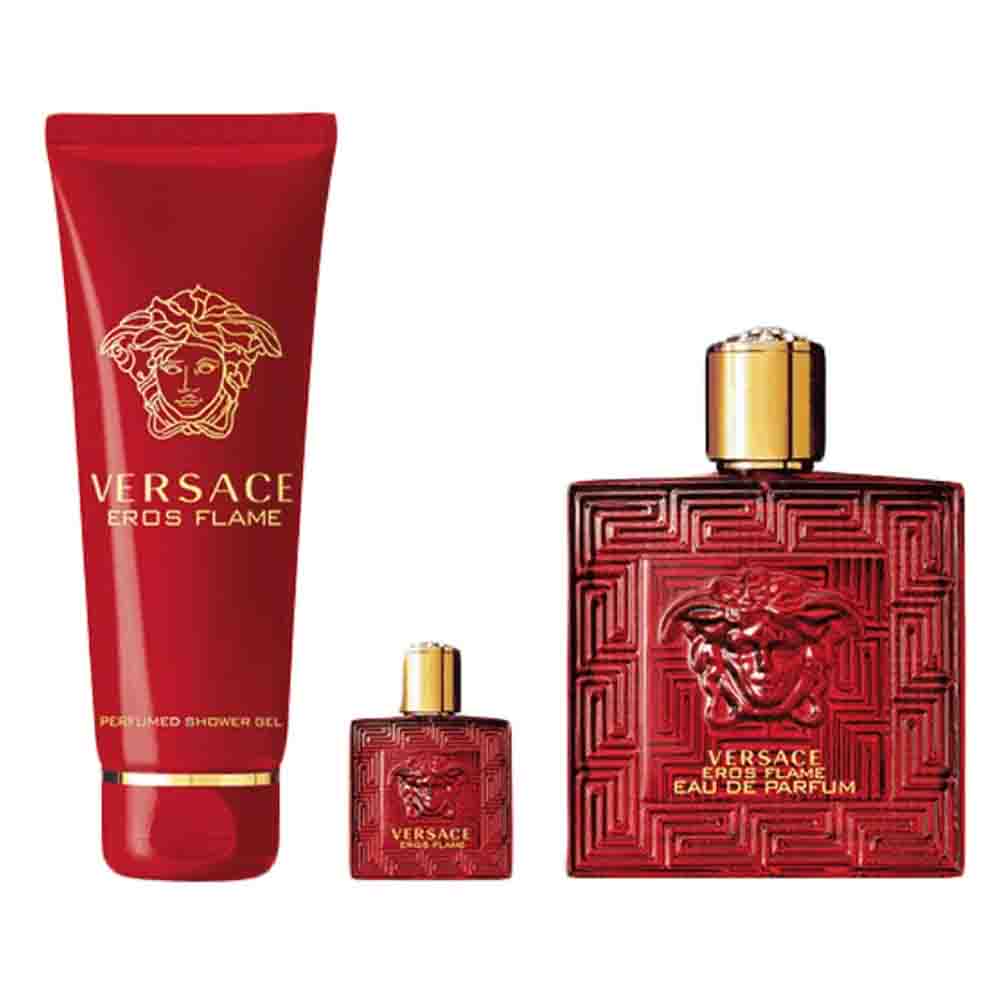 Set Eros Flame EDP 100ml + 5ml + Shower Gel 150ml - Imagen 2