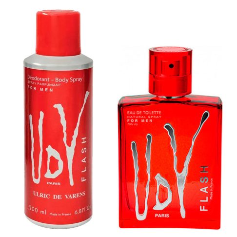 Set UDV Flash 100 ml + Desodorante 200 ml+ Neceser