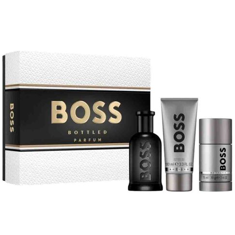 Boss Bottled Parfum 100 ml + Stick + Gel ducha